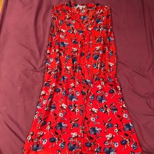 Flower pattern dress